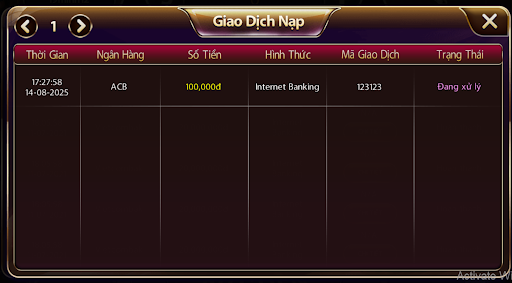 Nạp tiền vào game sun win bằng thẻ cào.